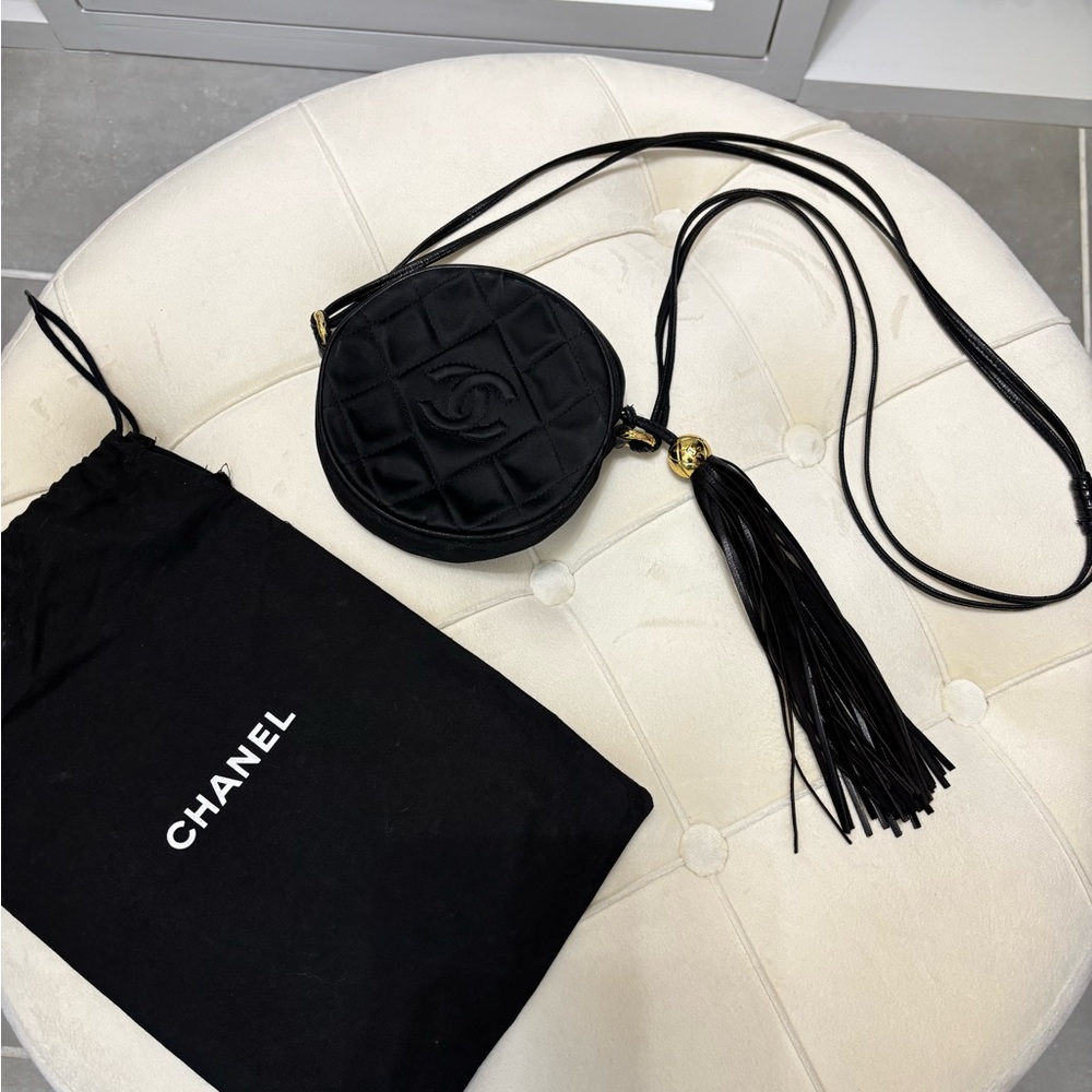 Chanel Black Quilted Crossbody Bag